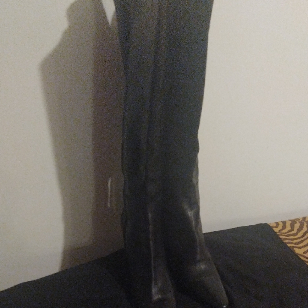 Black Knee-High Boots